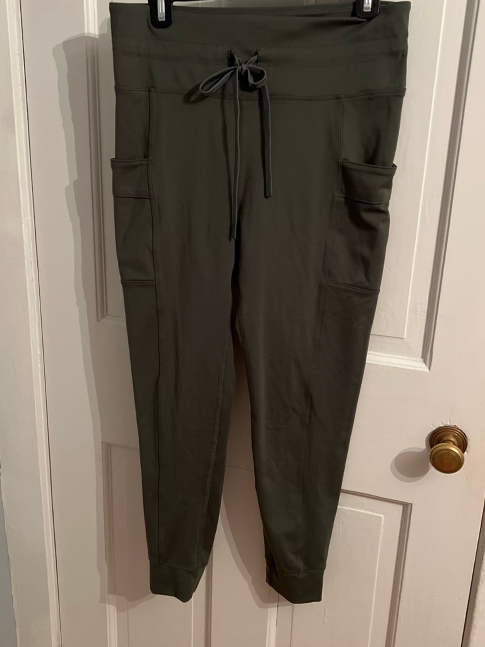 Eddie Bauer Olive Drawstring Cargo Joggers